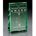 Emerald Wedge Crystal Award